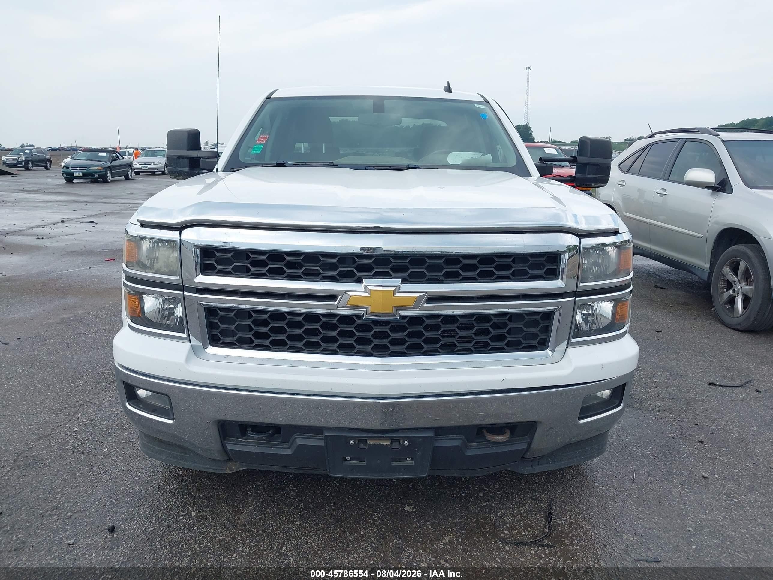 2014 Chevrolet Silverado 1500 Lt Белый vin: 3GCUKRECXEG161462