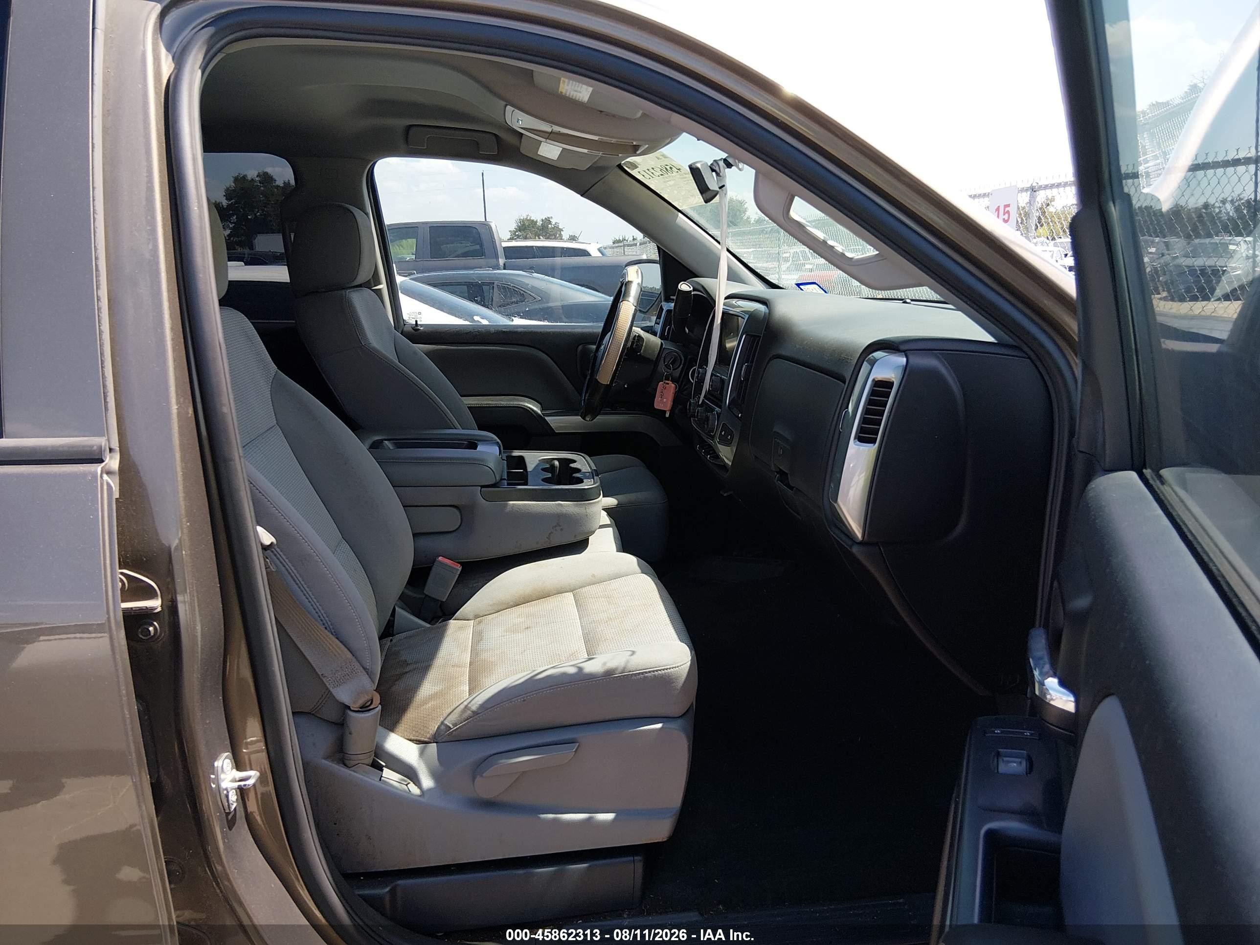 2014 Chevrolet Silverado 1500 Lt Brown vin: 3GCUKRECXEG234443