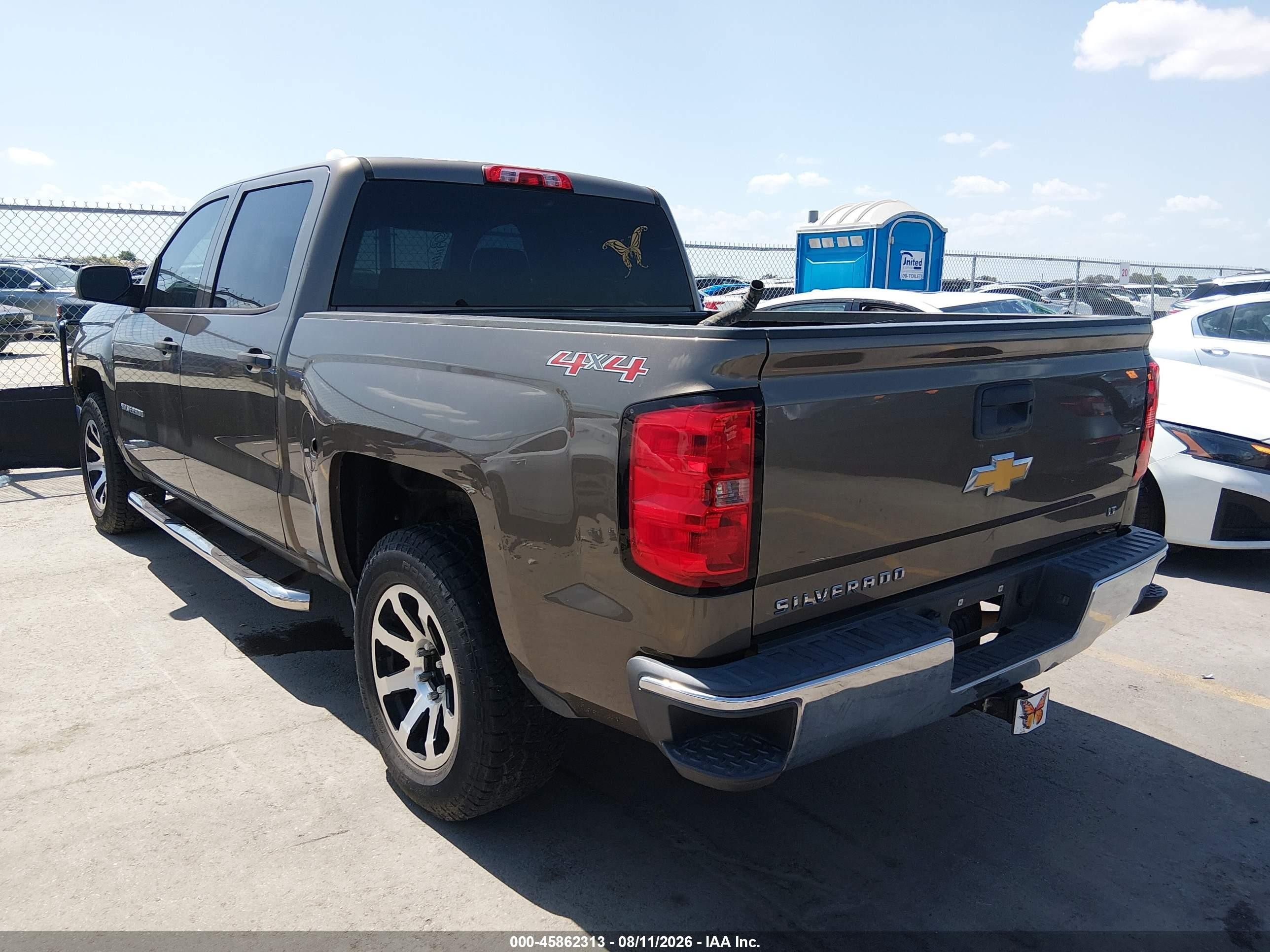 2014 Chevrolet Silverado 1500 Lt Brown vin: 3GCUKRECXEG234443