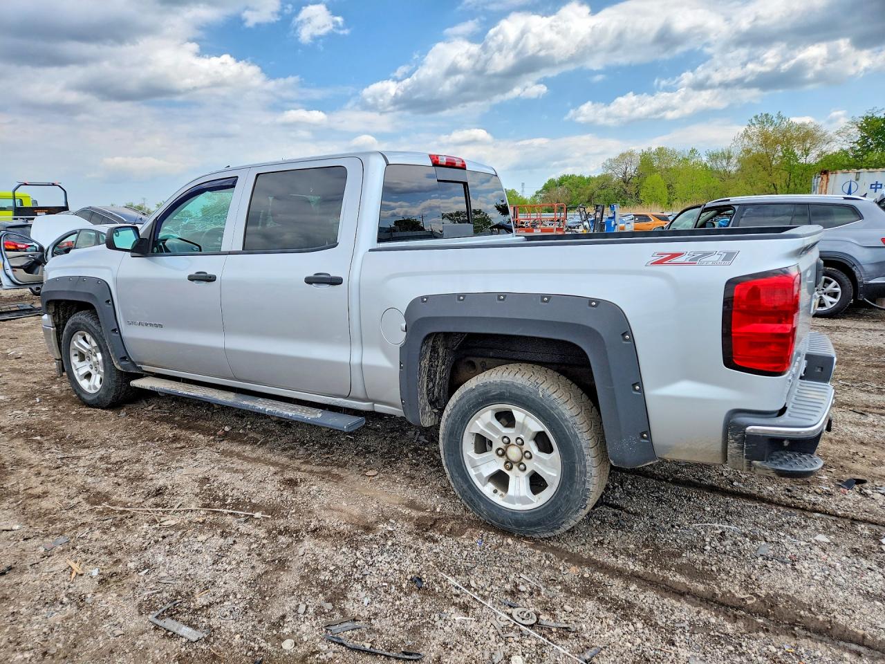 2014 Chevrolet Silverado K1500 Lt Серебряный vin: 3GCUKRECXEG260024