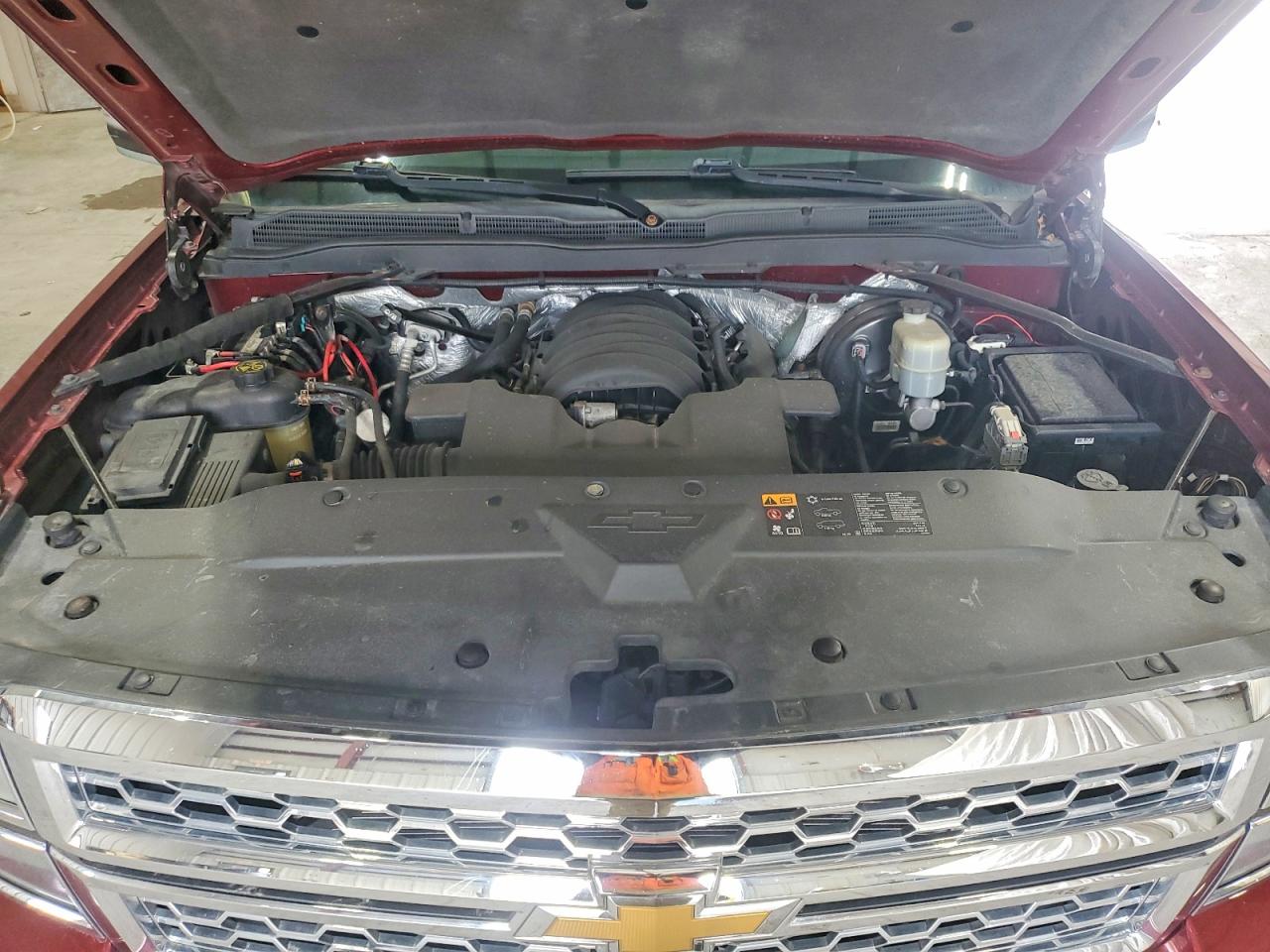 2014 Chevrolet Silverado K1500 Lt Burgundy vin: 3GCUKRECXEG264686