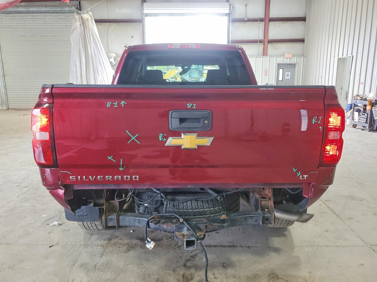 2014 Chevrolet Silverado K1500 Lt Burgundy vin: 3GCUKRECXEG264686