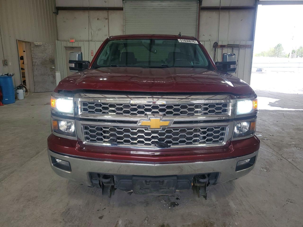 2014 Chevrolet Silverado K1500 Lt Burgundy vin: 3GCUKRECXEG264686