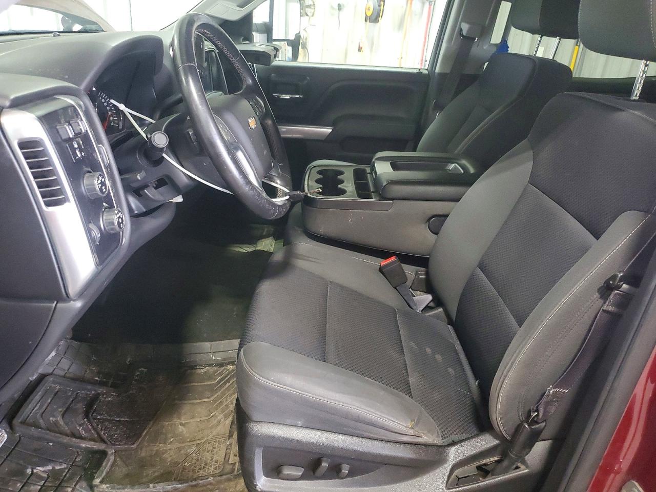 2014 Chevrolet Silverado K1500 Lt Burgundy vin: 3GCUKRECXEG264686