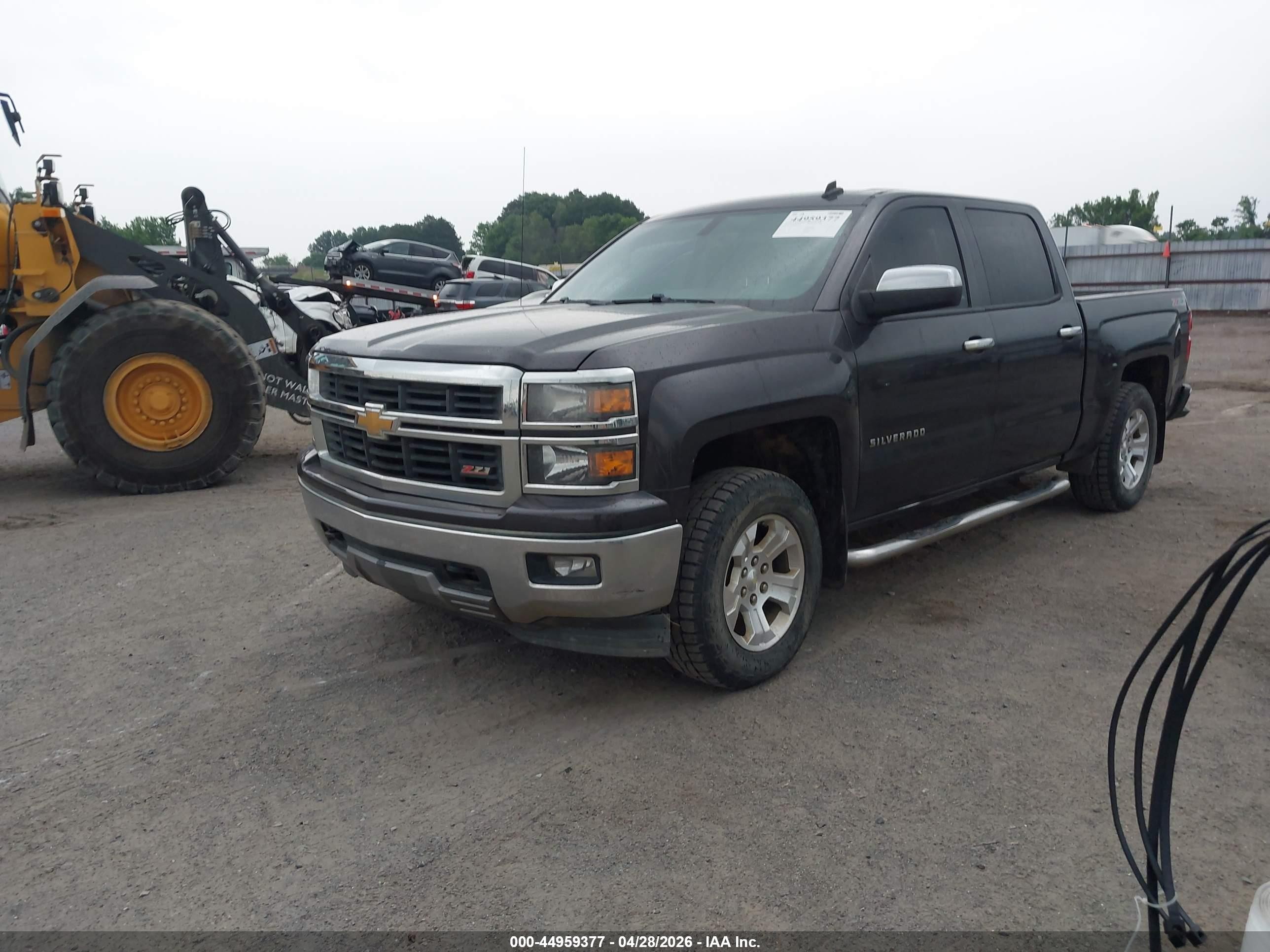 2014 Chevrolet Silverado 1500 2lt Black vin: 3GCUKRECXEG311957