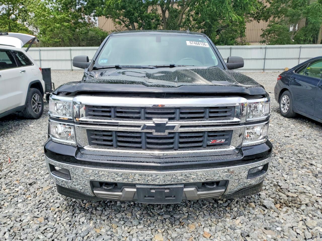 2014 Chevrolet Silverado K1500 Lt Black vin: 3GCUKRECXEG328306