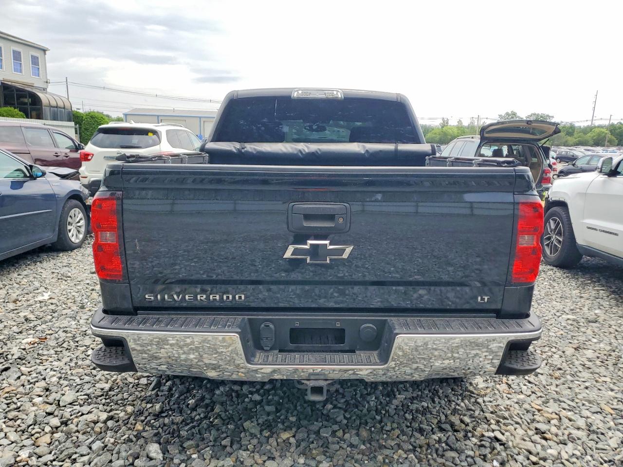 2014 Chevrolet Silverado K1500 Lt Black vin: 3GCUKRECXEG328306