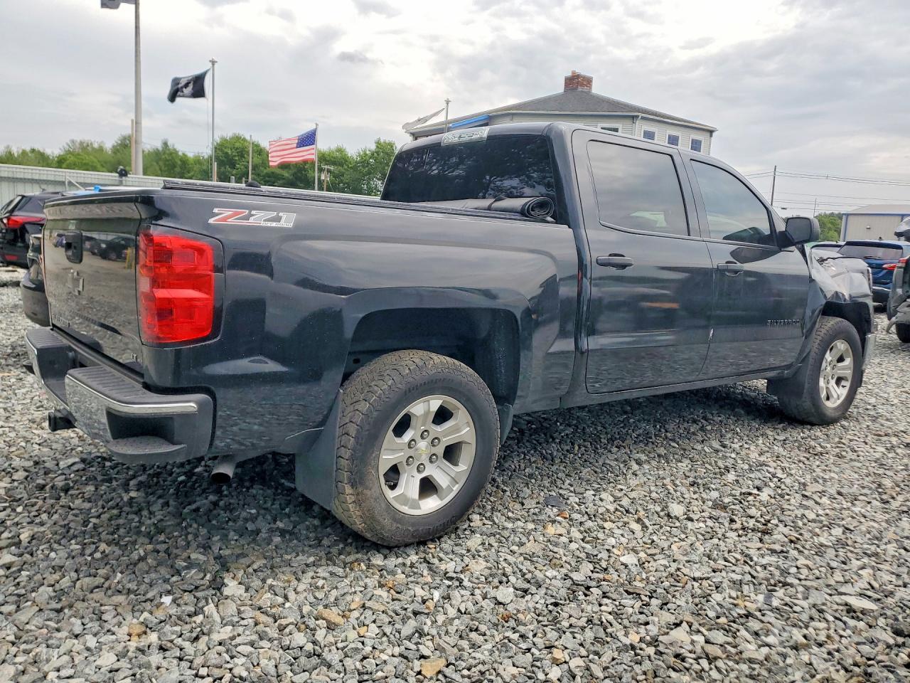 2014 Chevrolet Silverado K1500 Lt Black vin: 3GCUKRECXEG328306