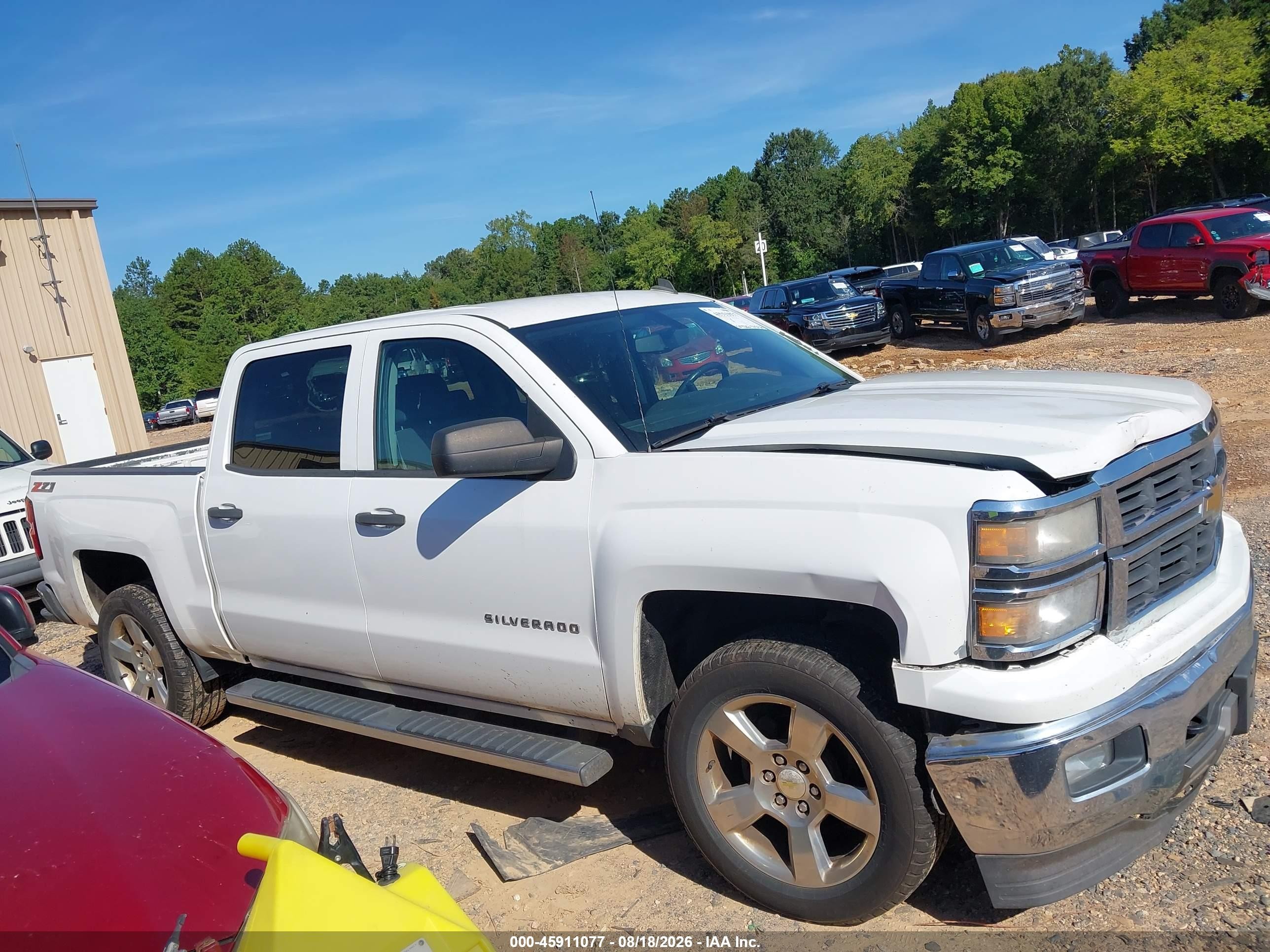 2014 Chevrolet Silverado 1500 Lt White vin: 3GCUKRECXEG347664