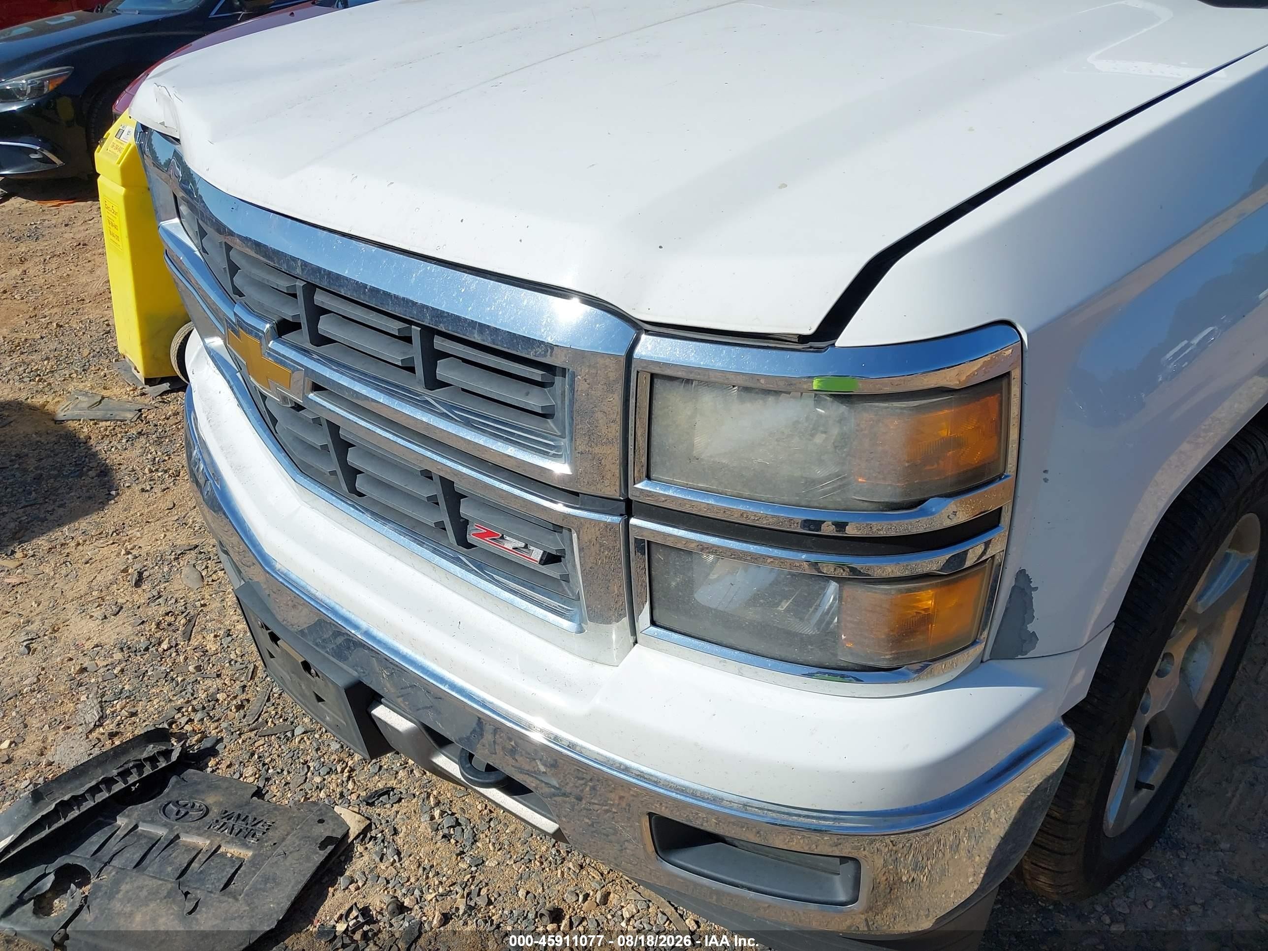 2014 Chevrolet Silverado 1500 Lt White vin: 3GCUKRECXEG347664