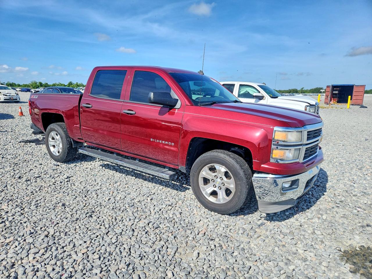 2014 Chevrolet Silverado K1500 Lt Бордовый vin: 3GCUKRECXEG350631