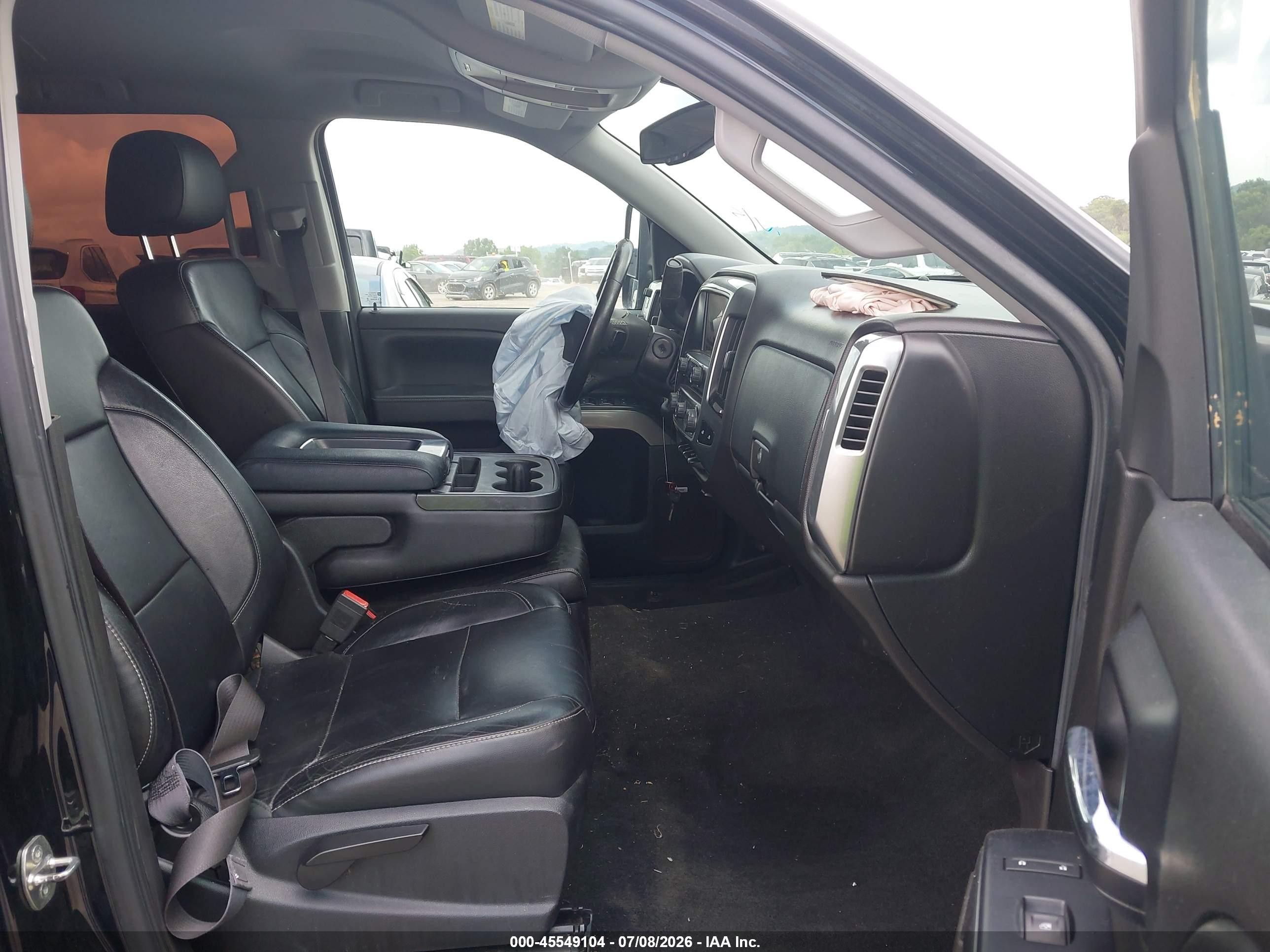 2014 Chevrolet Silverado 1500 Lt Black vin: 3GCUKRECXEG420029