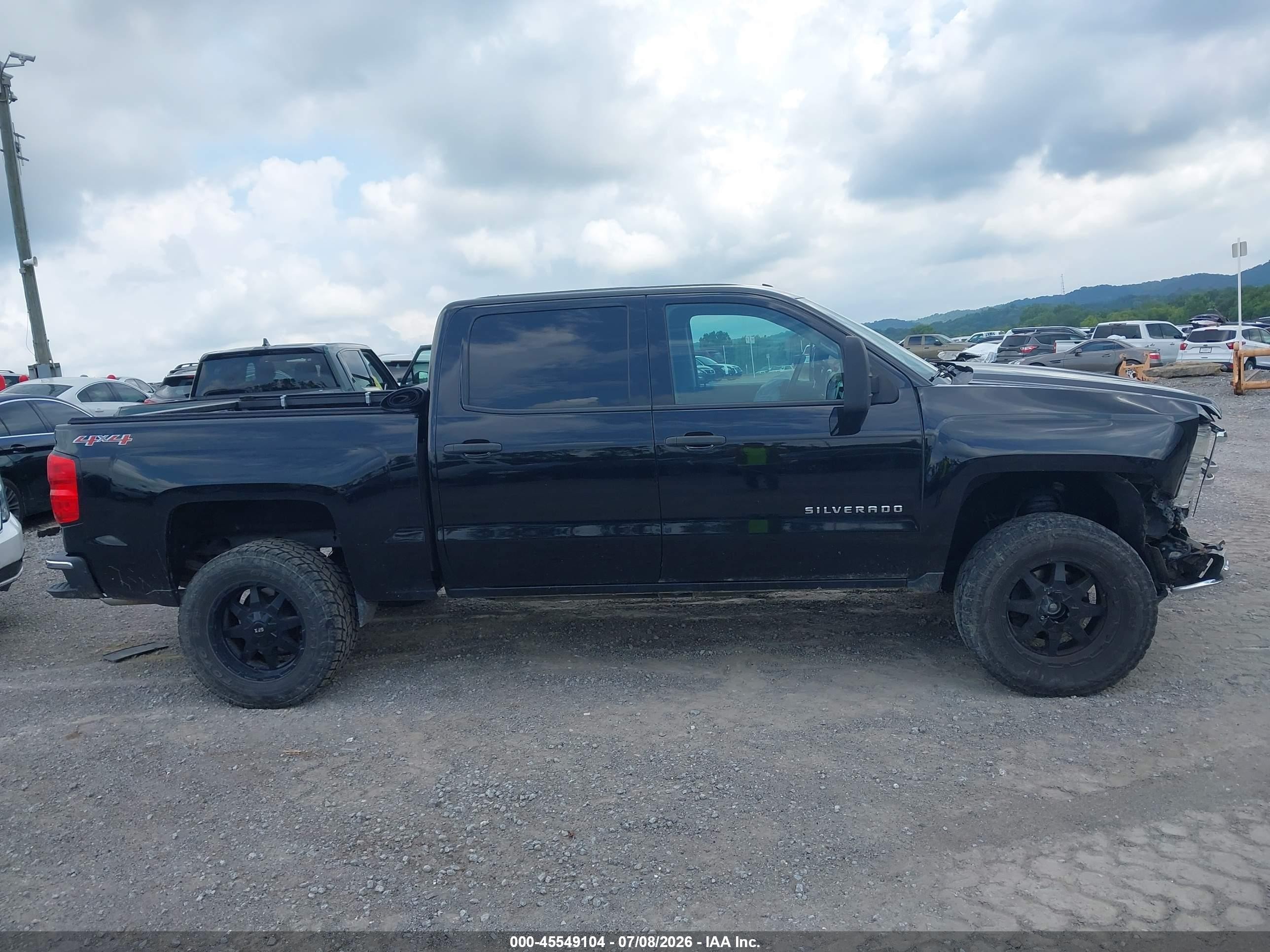 2014 Chevrolet Silverado 1500 Lt Black vin: 3GCUKRECXEG420029