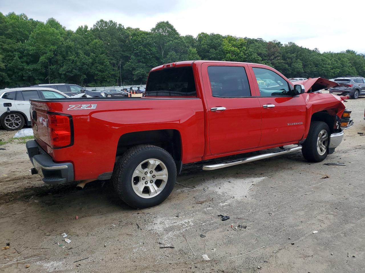 2014 Chevrolet Silverado K1500 Lt Red vin: 3GCUKRECXEG429913