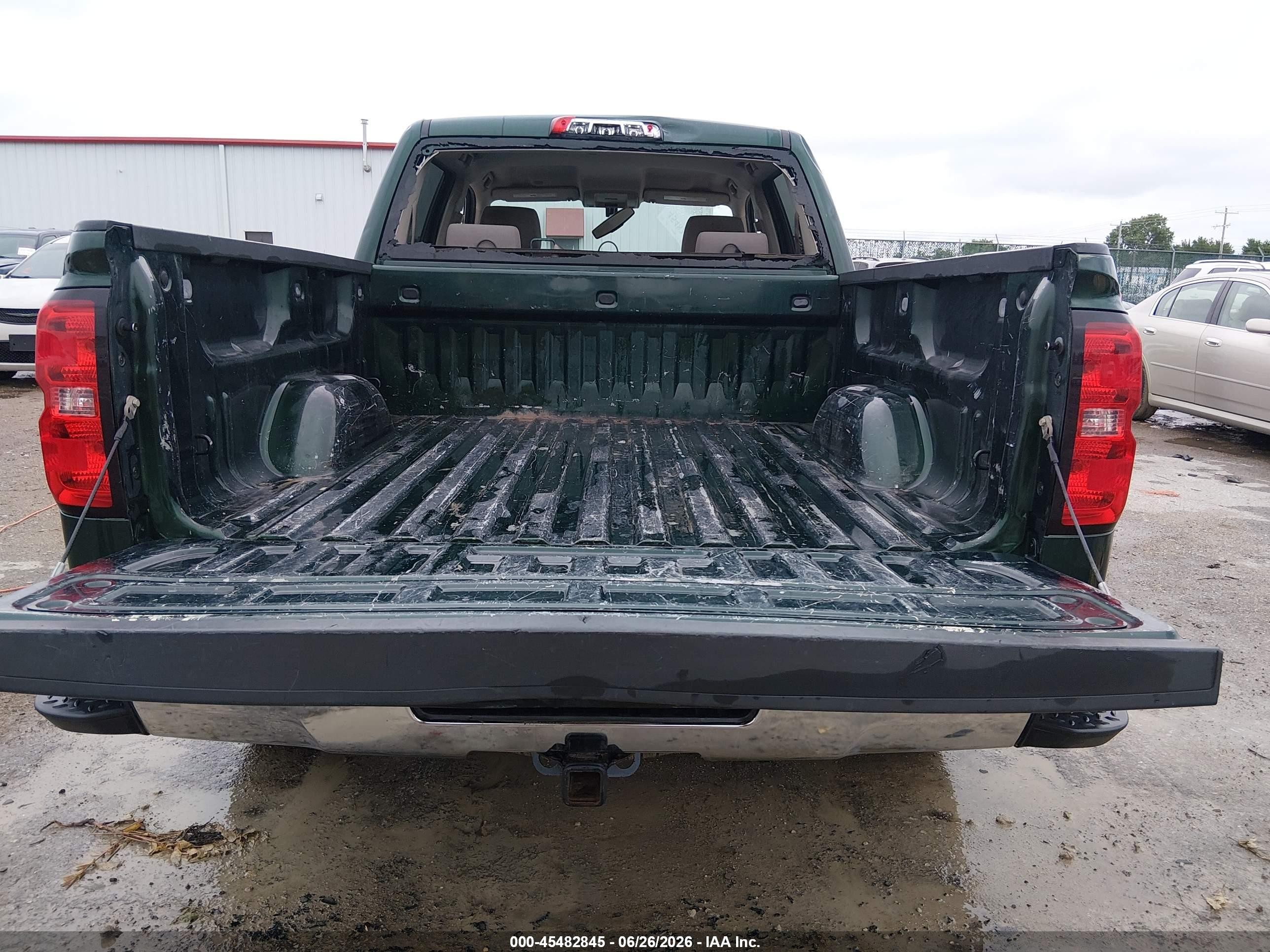 2014 Chevrolet Silverado 1500 Lt Green vin: 3GCUKRECXEG450681