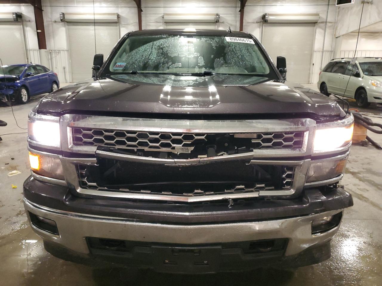 2014 Chevrolet Silverado K1500 Lt Gray vin: 3GCUKRECXEG469053