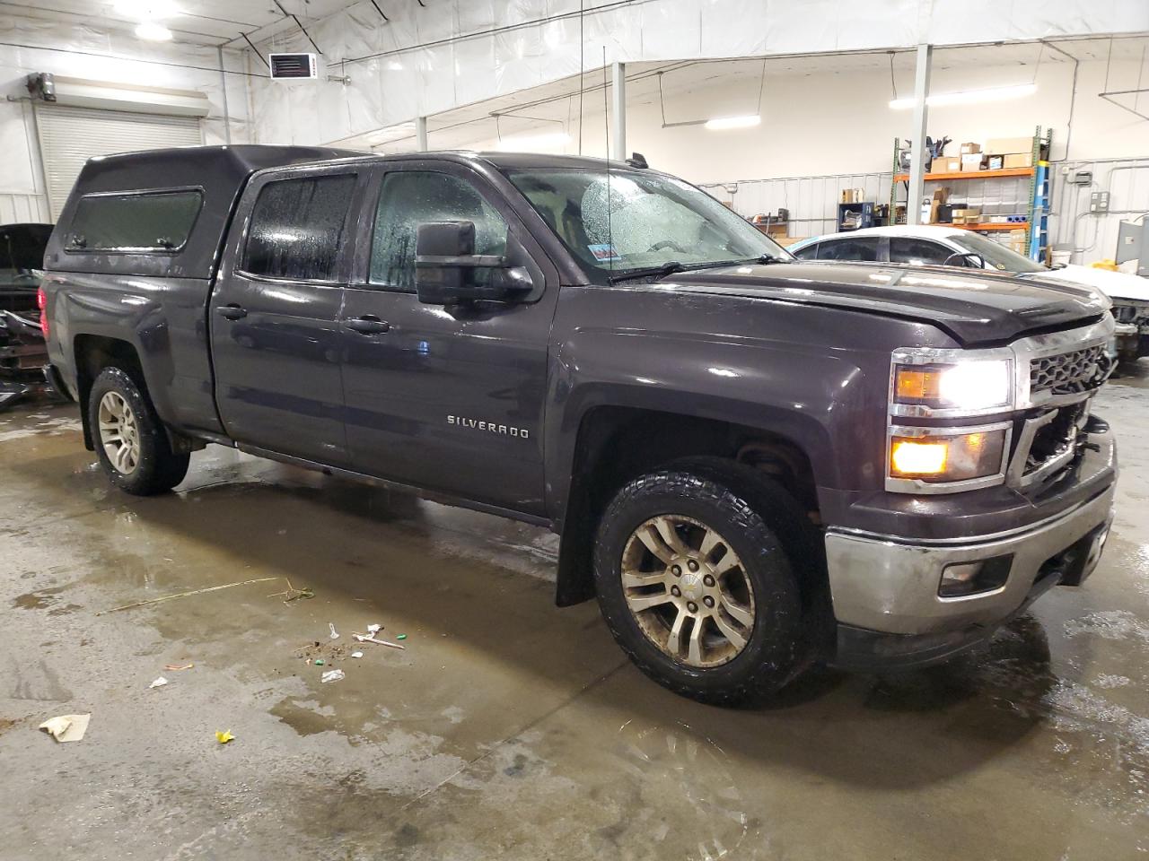 2014 Chevrolet Silverado K1500 Lt Gray vin: 3GCUKRECXEG469053