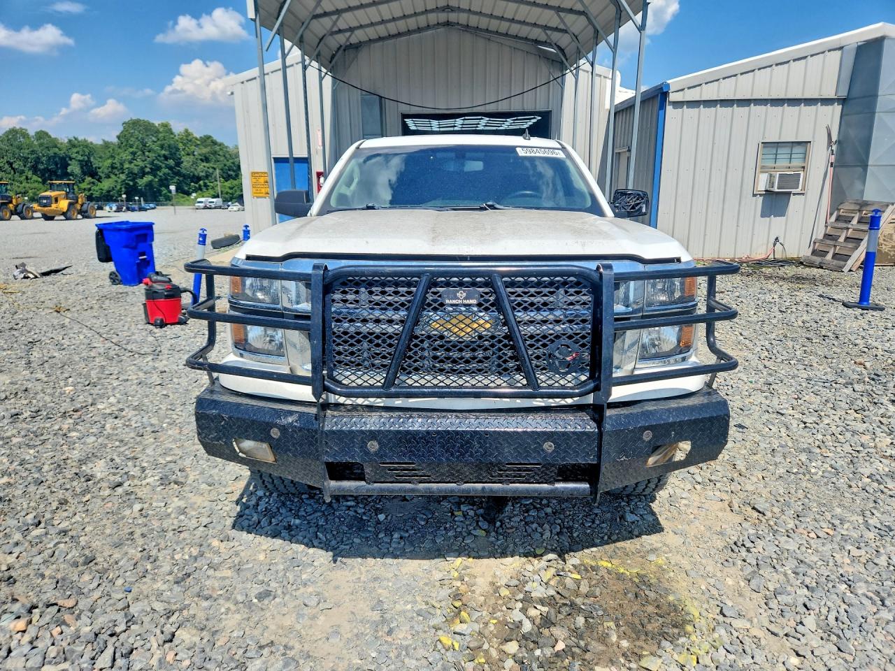 2014 Chevrolet Silverado K1500 Lt White vin: 3GCUKRECXEG477525