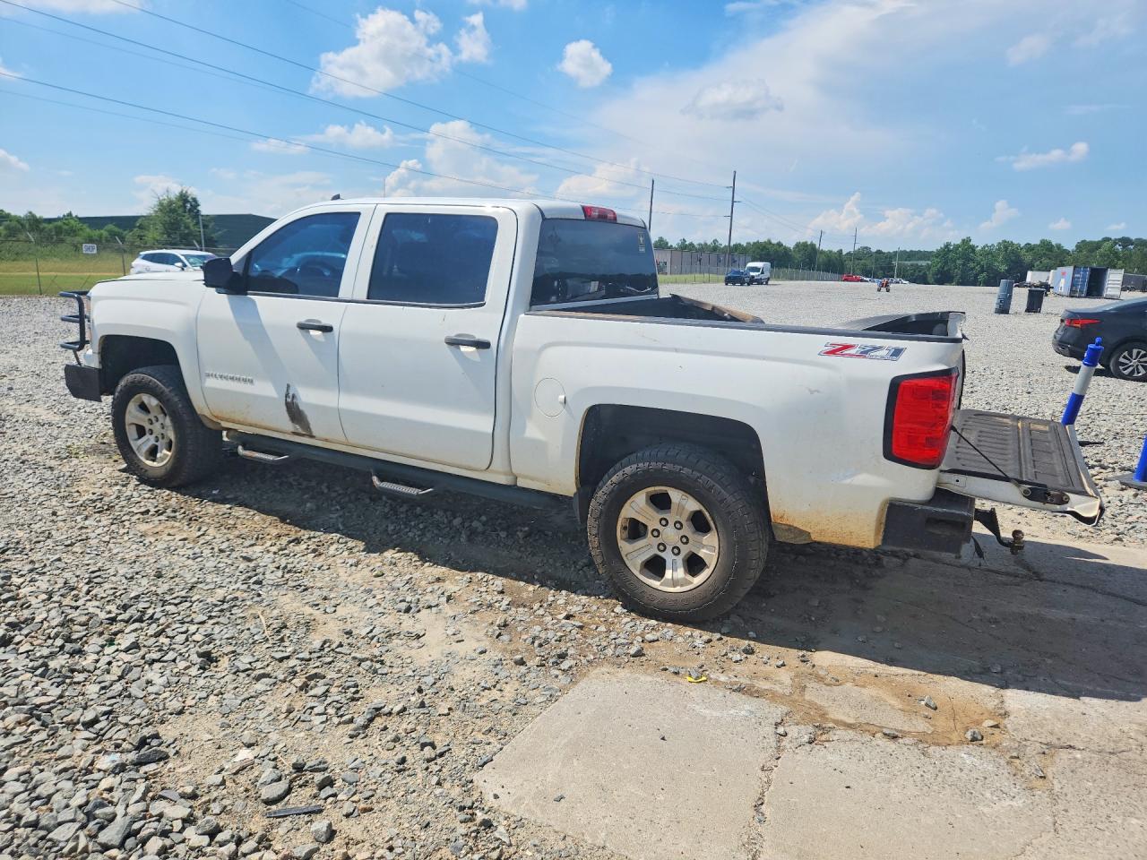 2014 Chevrolet Silverado K1500 Lt White vin: 3GCUKRECXEG477525