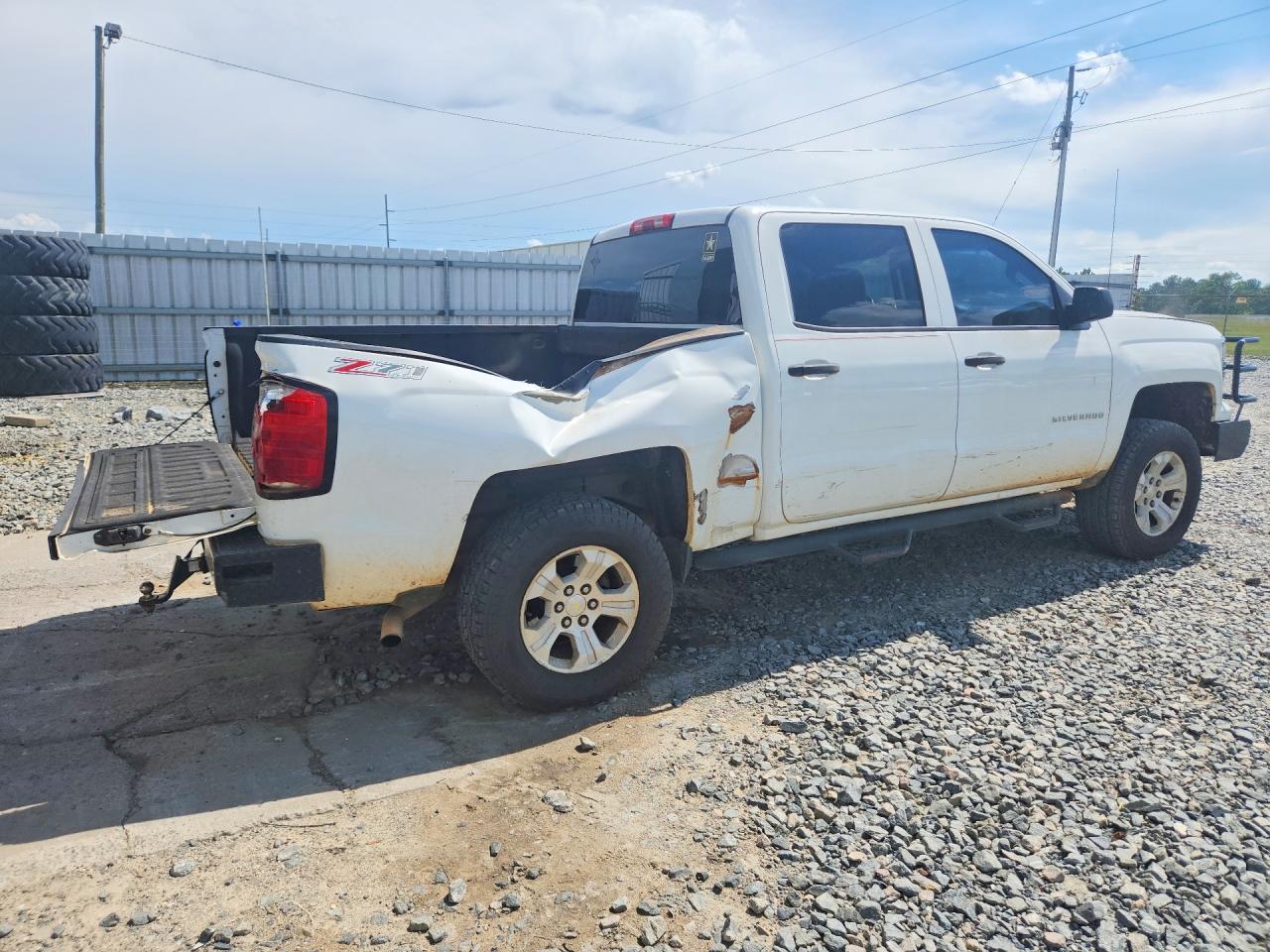 2014 Chevrolet Silverado K1500 Lt White vin: 3GCUKRECXEG477525