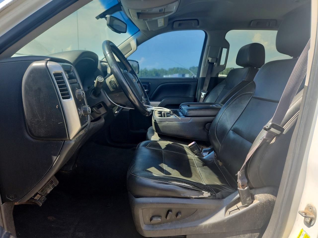 2014 Chevrolet Silverado K1500 Lt White vin: 3GCUKRECXEG477525