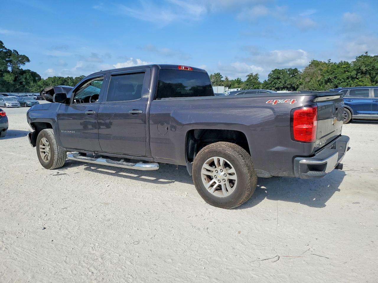 2014 Chevrolet Silverado K1500 Lt Gray vin: 3GCUKRECXEG549789