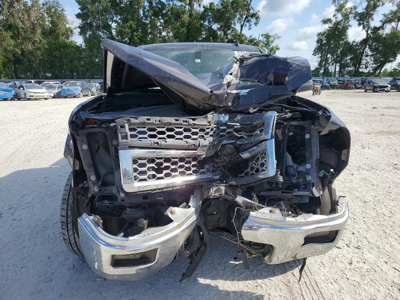 2014 Chevrolet Silverado K1500 Lt Gray vin: 3GCUKRECXEG549789