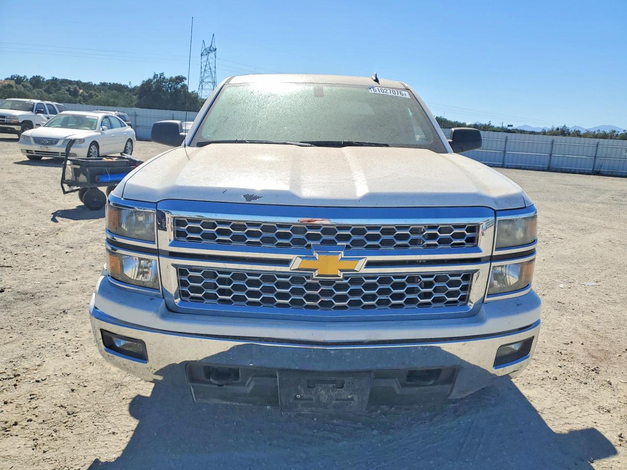 2014 Chevrolet Silverado K1500 Lt White vin: 3GCUKRECXEG571095