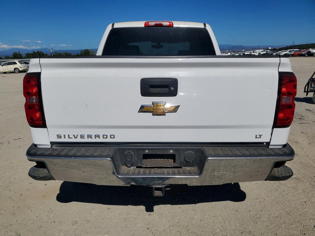 2014 Chevrolet Silverado K1500 Lt White vin: 3GCUKRECXEG571095