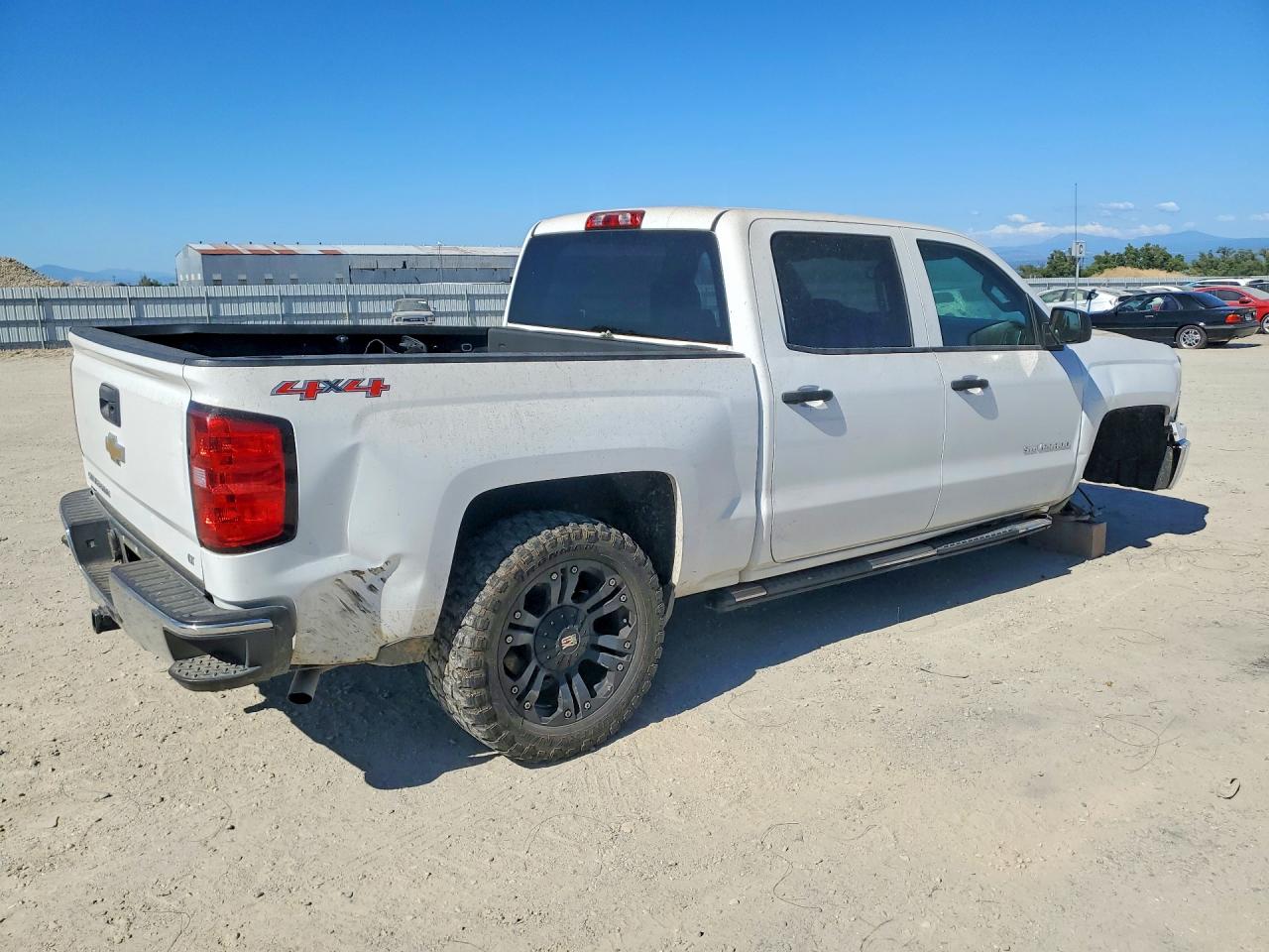 2014 Chevrolet Silverado K1500 Lt White vin: 3GCUKRECXEG571095