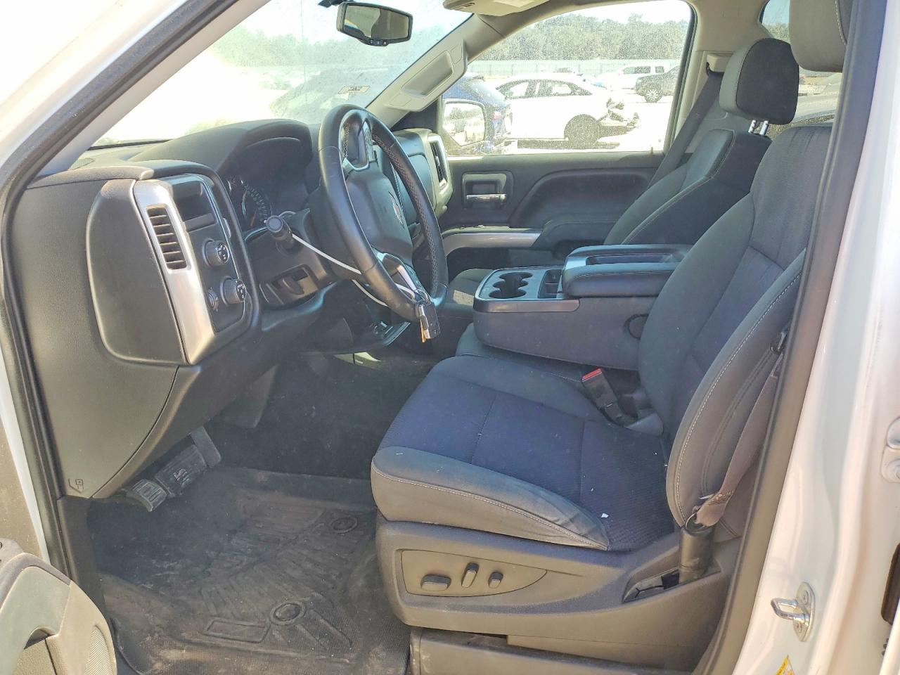2014 Chevrolet Silverado K1500 Lt White vin: 3GCUKRECXEG571095
