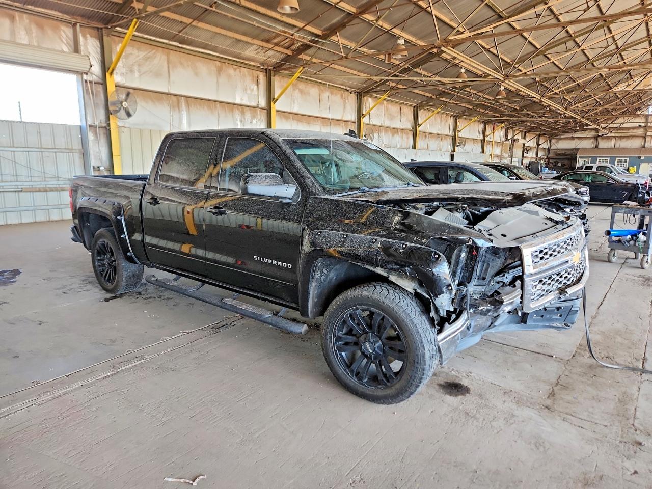 2015 Chevrolet Silverado K1500 Lt Black vin: 3GCUKRECXFG114305