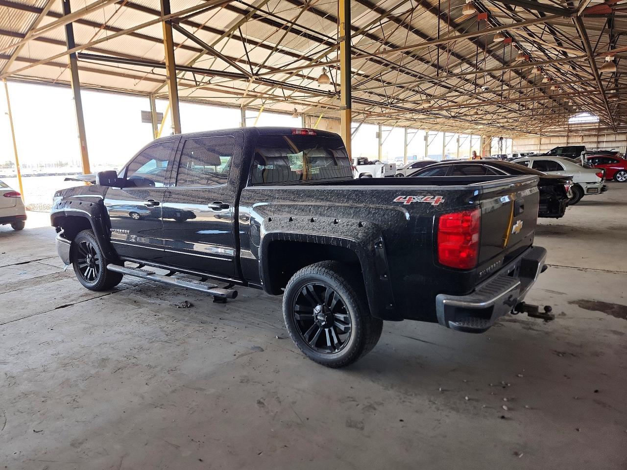 2015 Chevrolet Silverado K1500 Lt Black vin: 3GCUKRECXFG114305