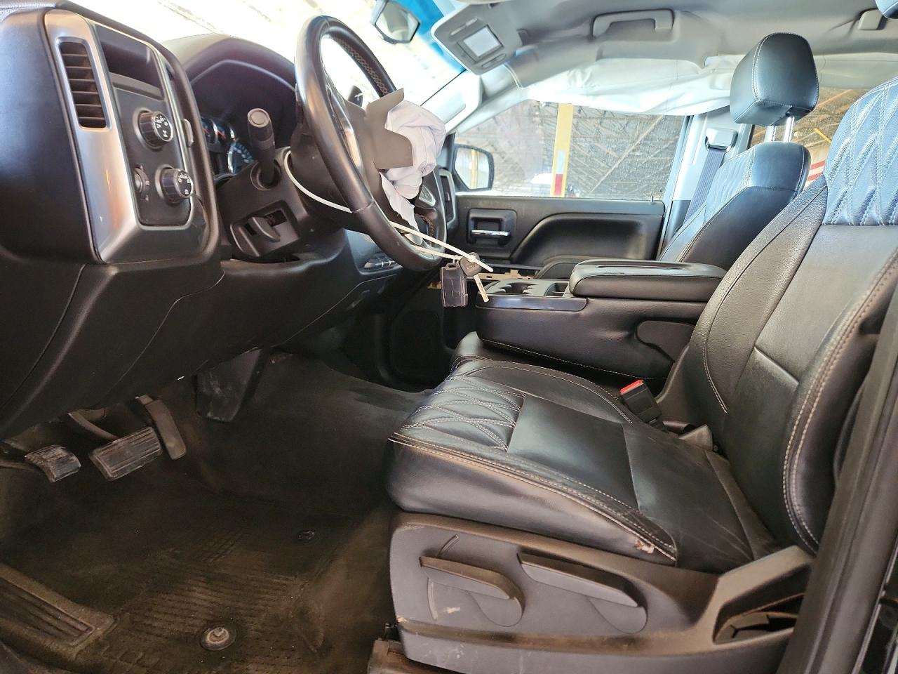 2015 Chevrolet Silverado K1500 Lt Black vin: 3GCUKRECXFG114305