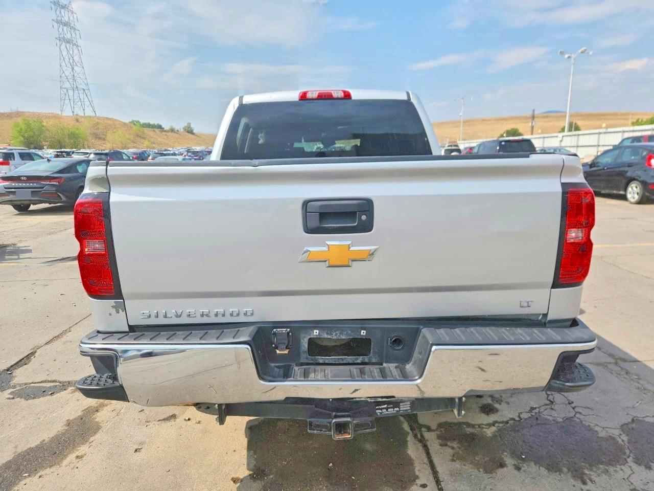 2015 Chevrolet Silverado K1500 Lt Silver vin: 3GCUKRECXFG126020