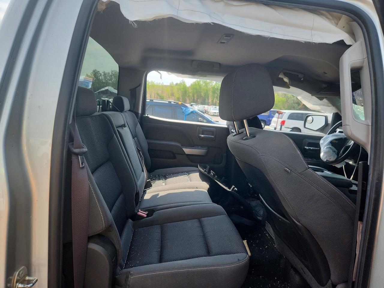 2015 Chevrolet Silverado K1500 Lt Silver vin: 3GCUKRECXFG126020