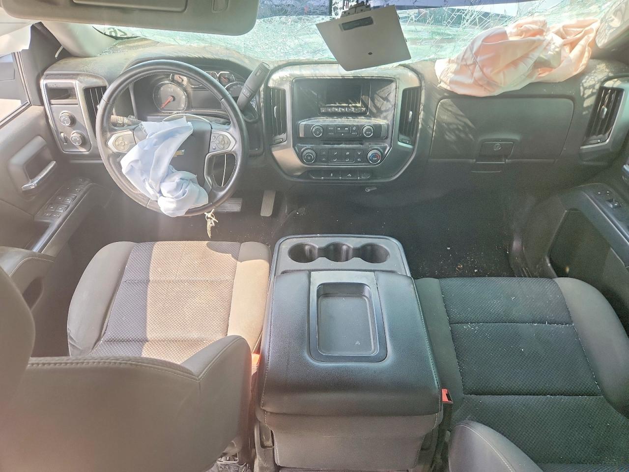 2015 Chevrolet Silverado K1500 Lt Silver vin: 3GCUKRECXFG126020