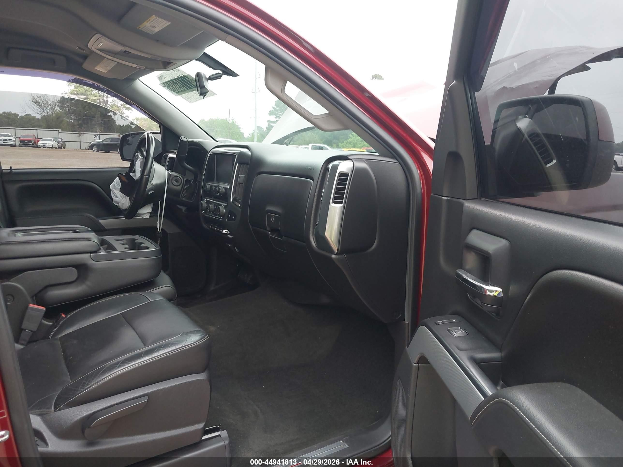 2015 Chevrolet Silverado 1500 2lt Burgundy vin: 3GCUKRECXFG136207
