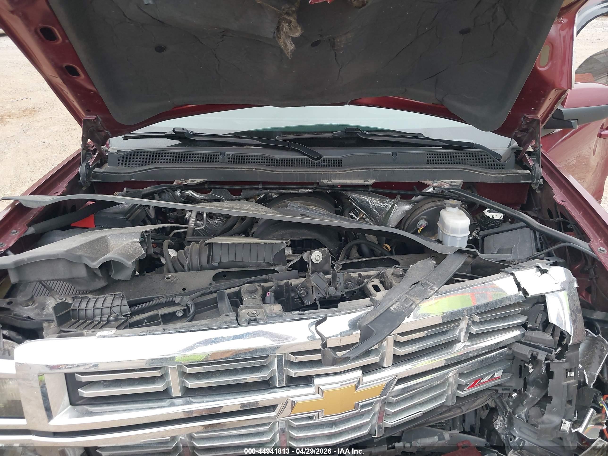 2015 Chevrolet Silverado 1500 2lt Burgundy vin: 3GCUKRECXFG136207
