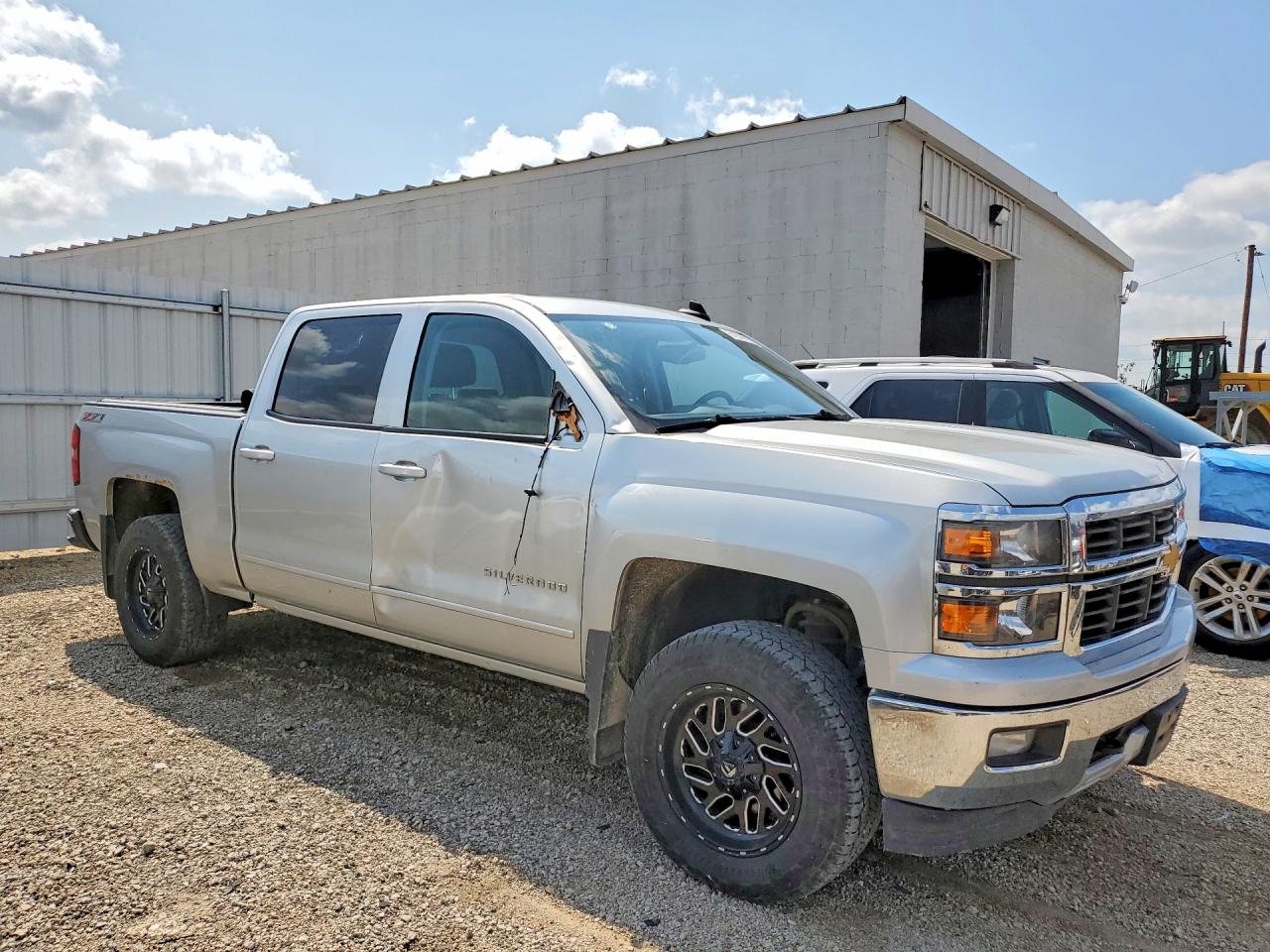 2015 Chevrolet Silverado K1500 Lt Silver vin: 3GCUKRECXFG152178