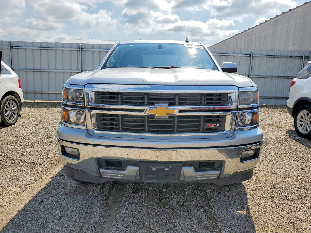 2015 Chevrolet Silverado K1500 Lt Silver vin: 3GCUKRECXFG152178