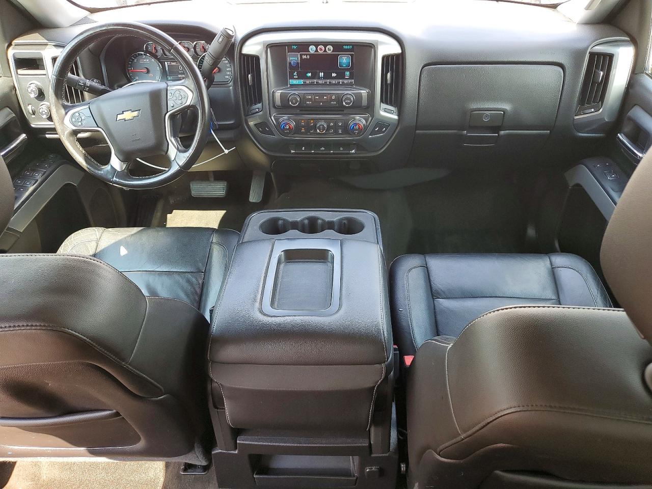2015 Chevrolet Silverado K1500 Lt Silver vin: 3GCUKRECXFG152178