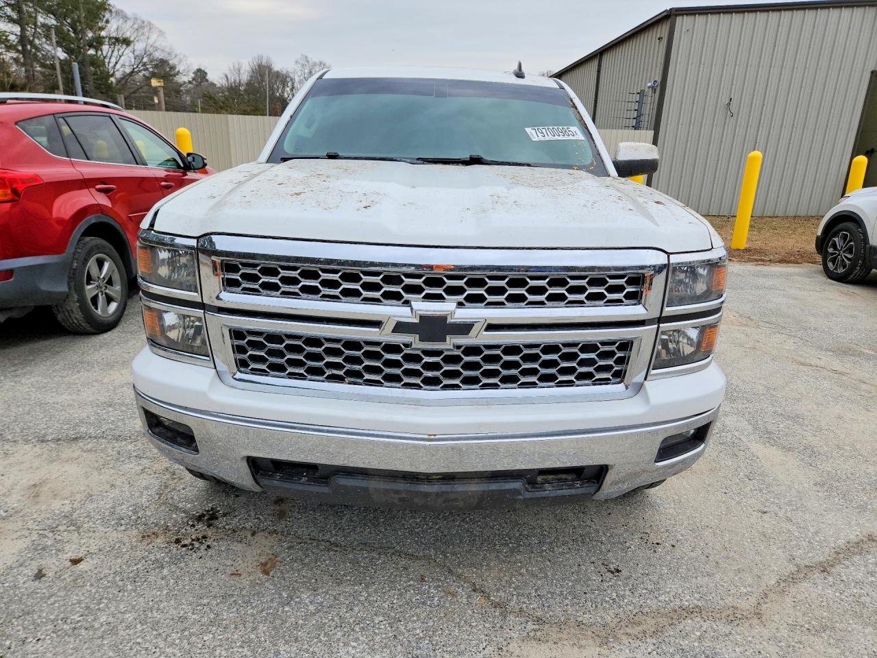 2015 Chevrolet Silverado K1500 Lt White vin: 3GCUKRECXFG227882