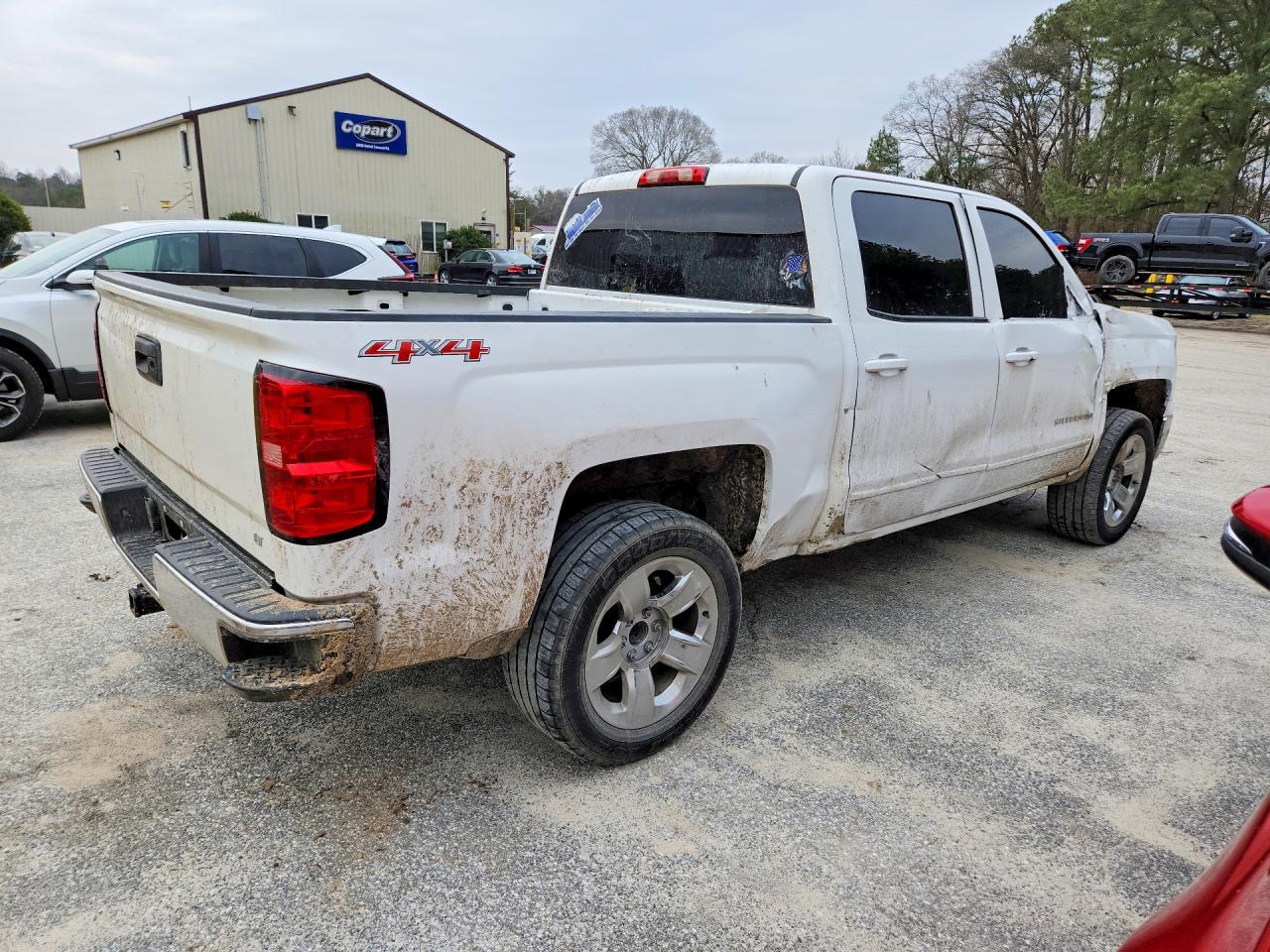 2015 Chevrolet Silverado K1500 Lt White vin: 3GCUKRECXFG227882