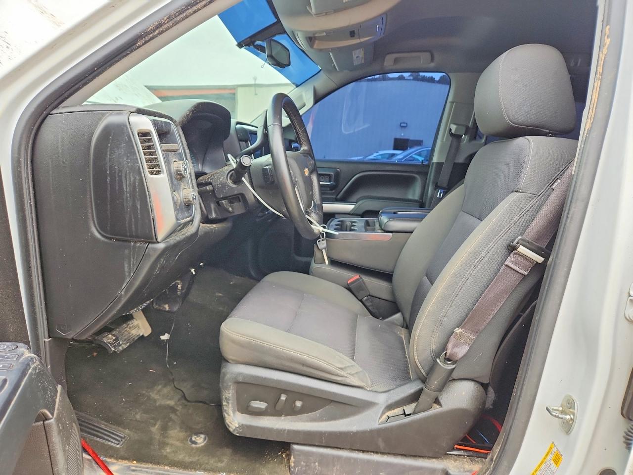 2015 Chevrolet Silverado K1500 Lt White vin: 3GCUKRECXFG227882