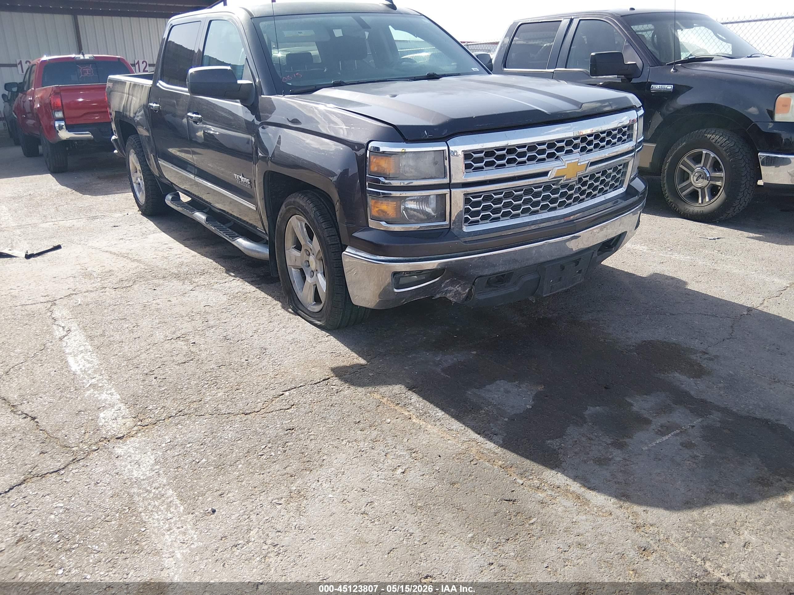 2015 Chevrolet Silverado 1500 1lt Gray vin: 3GCUKRECXFG265967