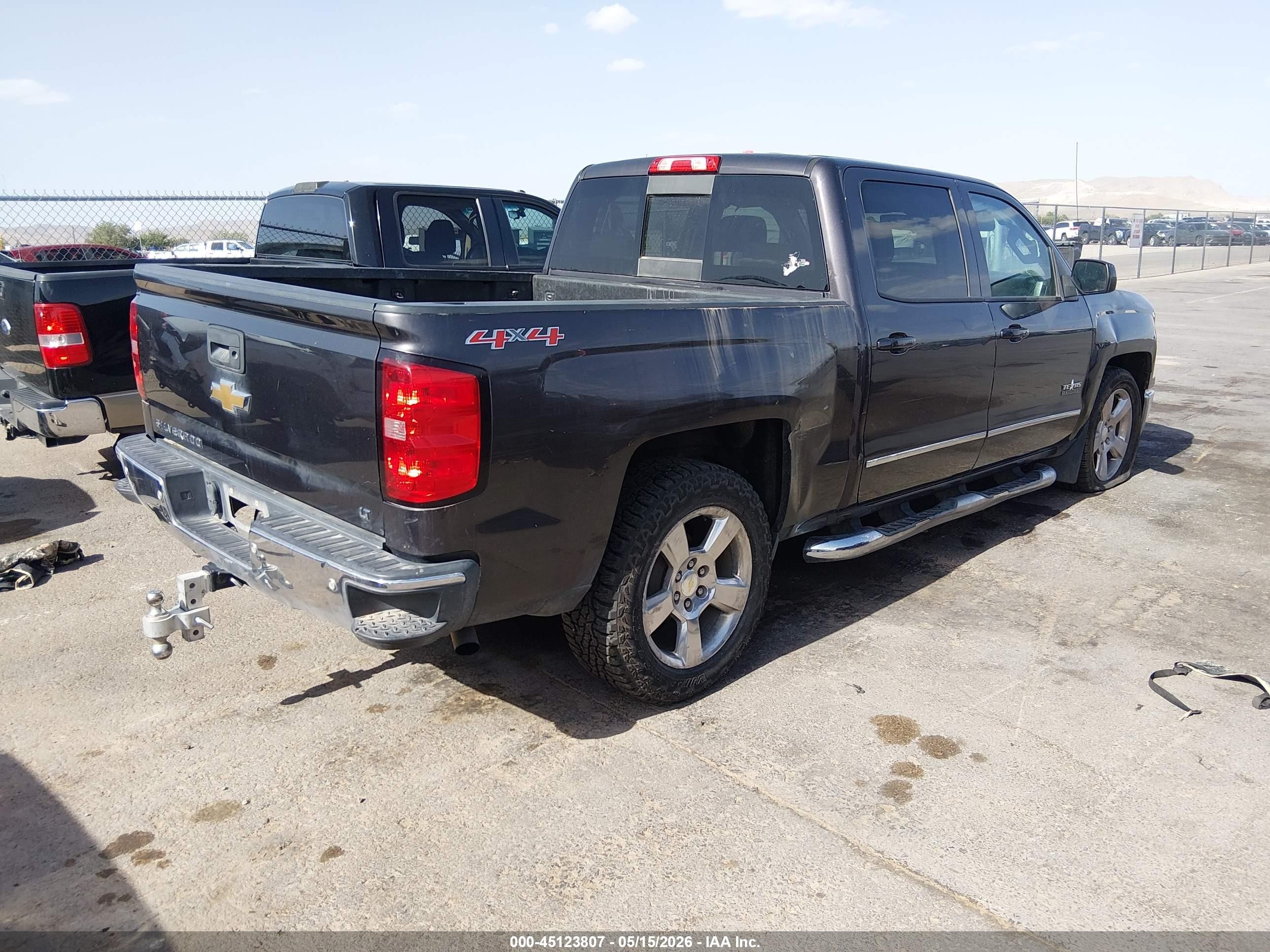 2015 Chevrolet Silverado 1500 1lt Gray vin: 3GCUKRECXFG265967