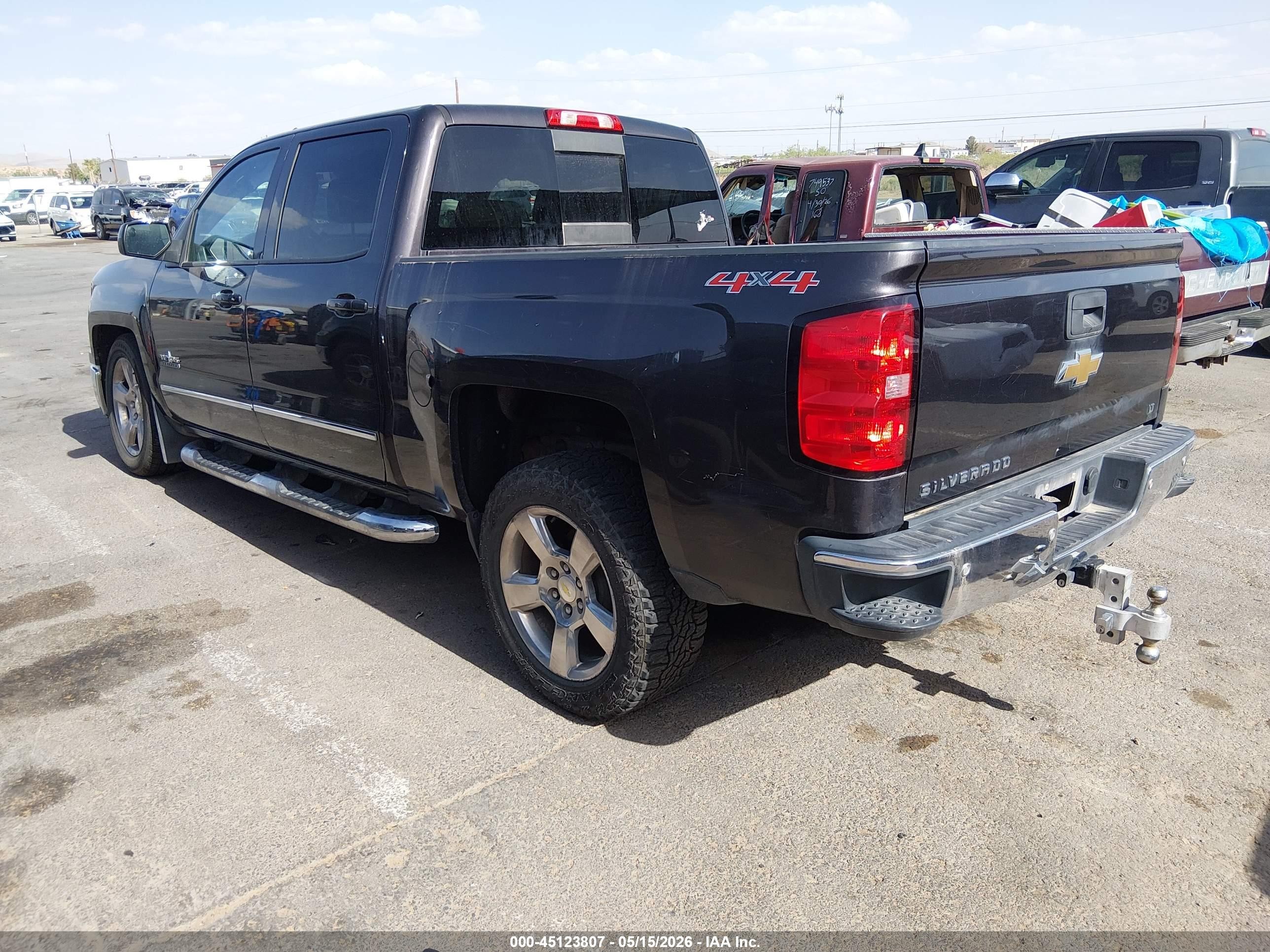 2015 Chevrolet Silverado 1500 1lt Gray vin: 3GCUKRECXFG265967