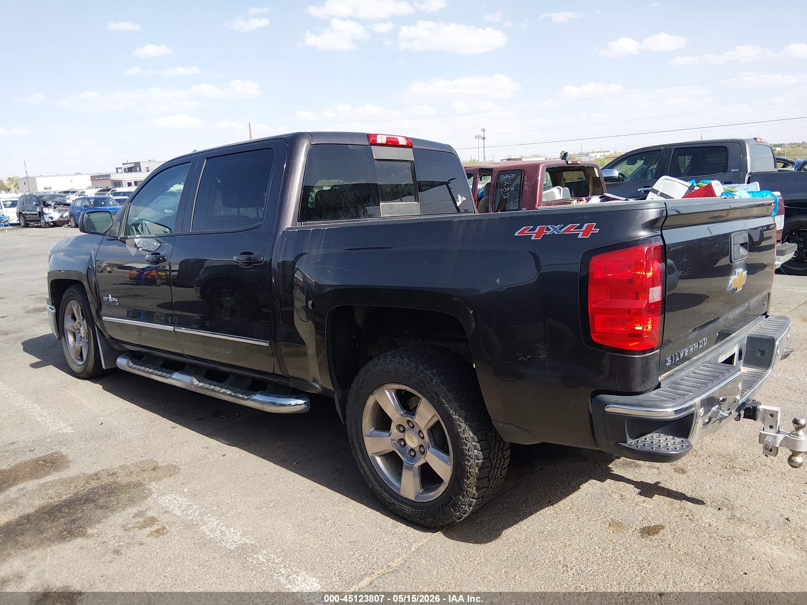 2015 Chevrolet Silverado 1500 1lt Gray vin: 3GCUKRECXFG265967