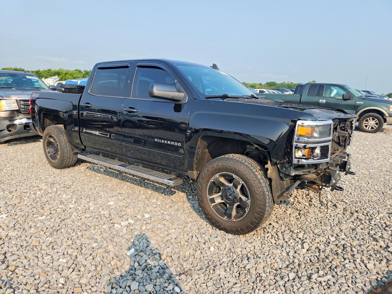2015 Chevrolet Silverado K1500 Lt Black vin: 3GCUKRECXFG312155